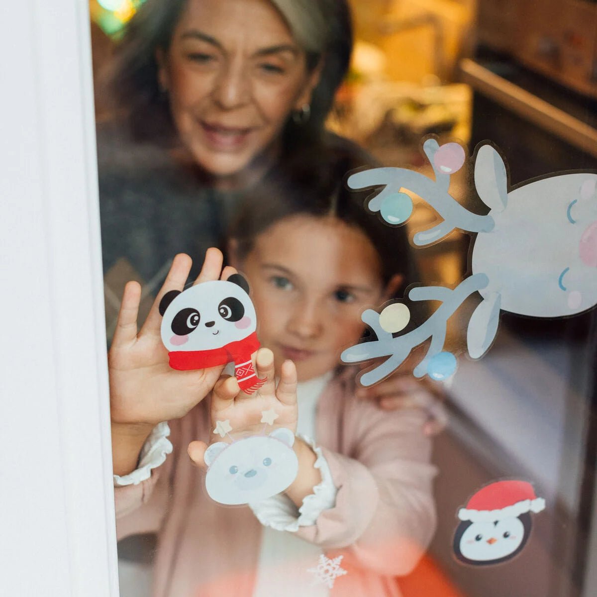 Set 70 Adesivi Elettrostatici per Finestra - Windo - Wow - Realizzandoo