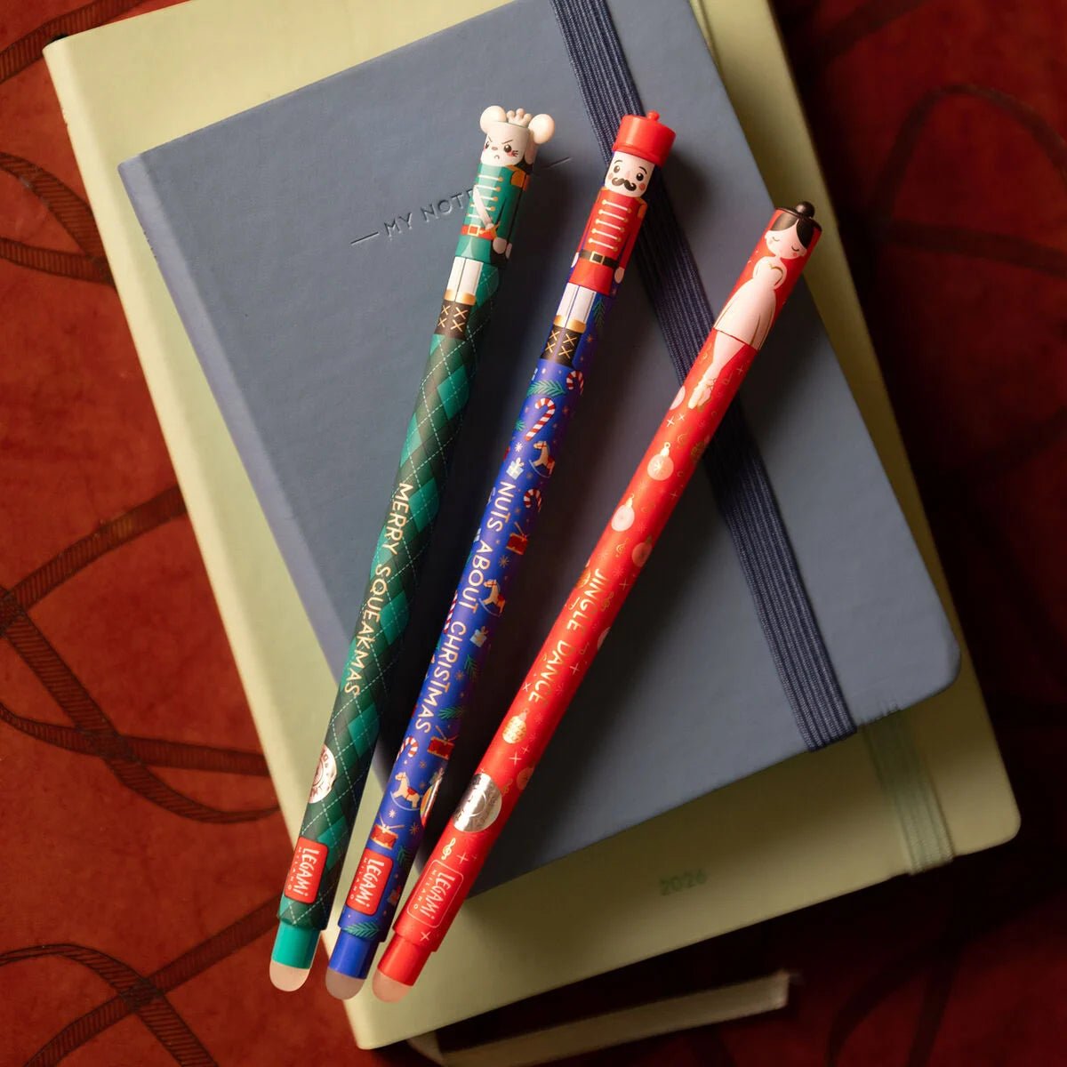 Set di 3 Penne Gel Cancellabili - The Nutcracker - Erasable Pen - Realizzandoo