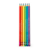 Set di 6 Matite HB in Carta Riciclata - Happiness for Every Day