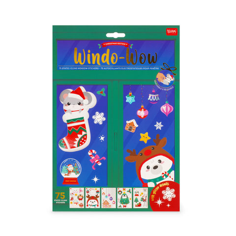 Set di 75 Adesivi Elettrostatici per Finestra - Windo-Wow