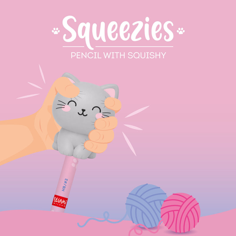 Squeezies Matita con Antistress - Kitty