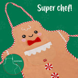 Super Chef Grembiule da Cucina - Gingerbread