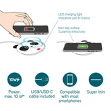 Super Fast Caricabatterie Wireless per Smartphone - Panda