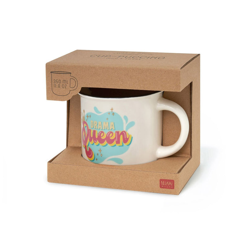 Tazza In Porcellana New Bone China Cup - Puccino - Drama Queen - Realizzandoo