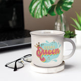 Tazza In Porcellana New Bone China Cup - Puccino - Drama Queen - Realizzandoo