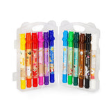 Teddy Friends Set di 12 Pastelli a Cera a Rotazione - Teddy Bear