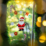 Window-Glow Set di 10 Adesivi in Gel per Finestra - Gingerbread