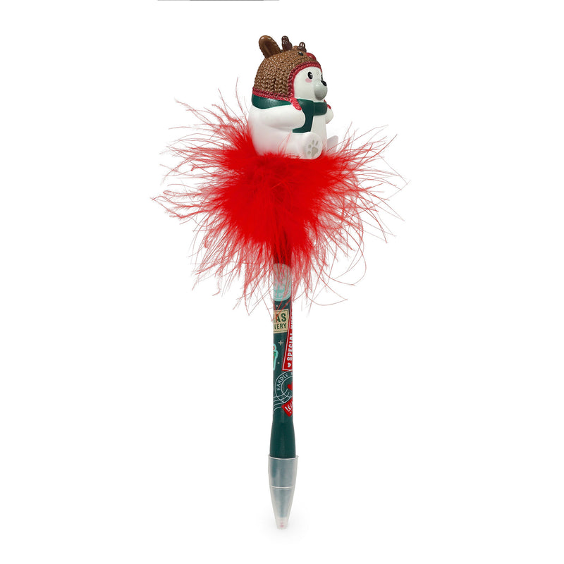 Writing Is Magic Penna Gel Luminosa di Natale - Polar Bear Reindeer