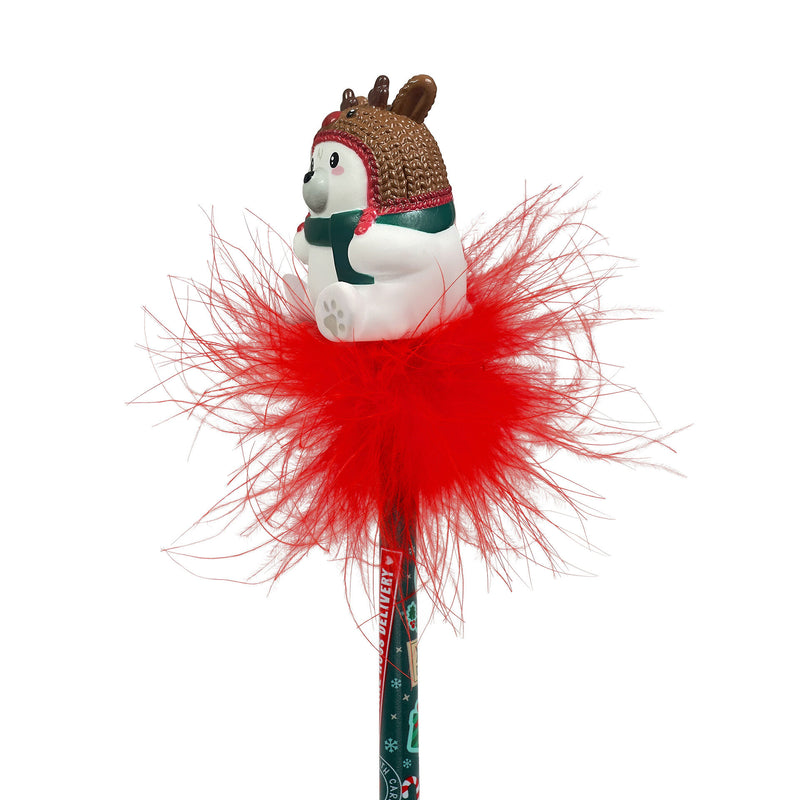 Writing Is Magic Penna Gel Luminosa di Natale - Polar Bear Reindeer