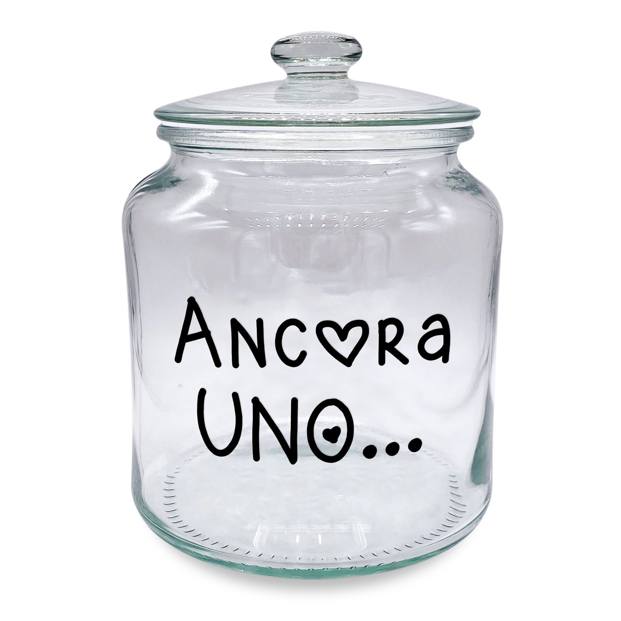 Biscottiera con scritta "Ancora Uno..." - Realizzandoo