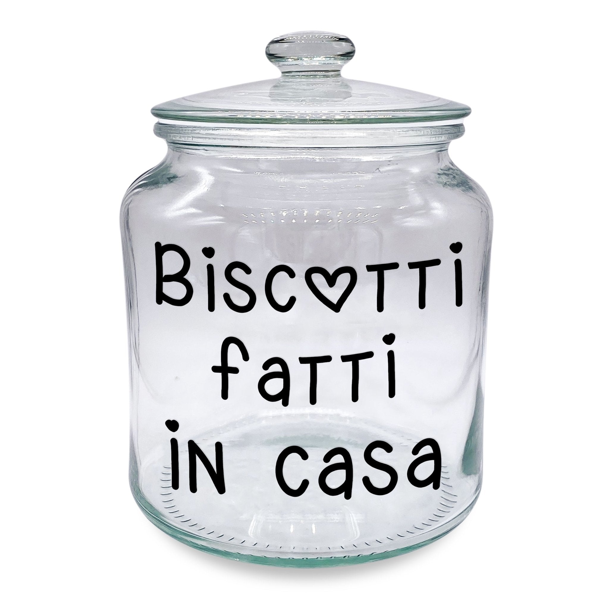 Biscottiera con scritta "Biscotti fatti in casa" - Realizzandoo