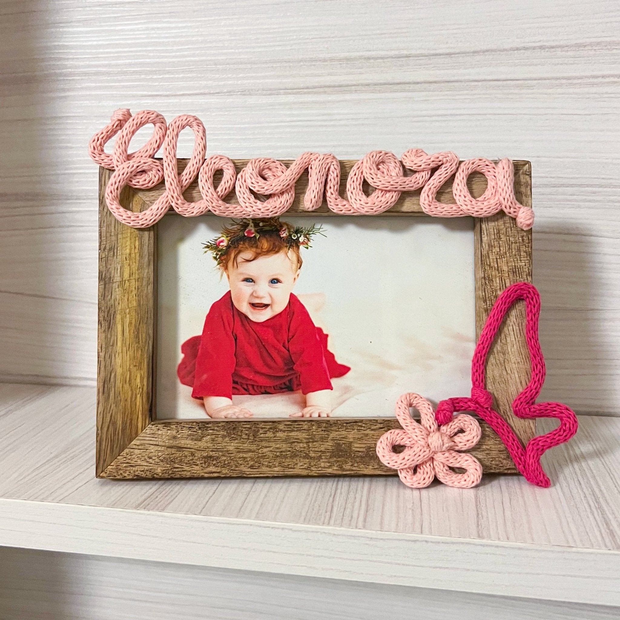 Cornice Portafoto Personalizzata con Nome o Scritta - Realizzandoo